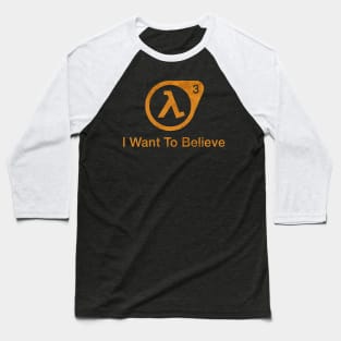 i want to believe lambda Baseball T-Shirt